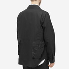 Engineered Garments Men's Explorer Shirt Jacket in Black Duracloth Poplin