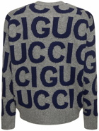 GUCCI - Gg Logo Soft Wool Cardigan