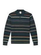 Paul Smith - Striped Merino Wool Polo Sweater - Green