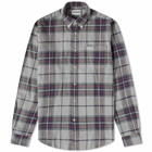 Barbour Men's Carter Tailored Fit Shirt in Grey Marl