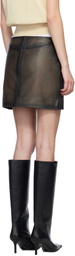 Holzweiler Brown Cia Leather Miniskirt