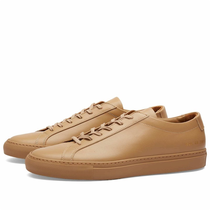Photo: Common Projects Men's Original Achilles Low Sneakers in Clay