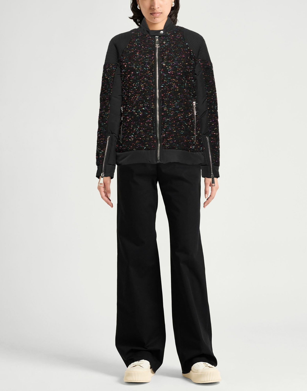 Khrisjoy Womens Puffer in Black
