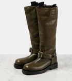 Burberry Leather knee-high boots