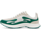 Casablanca White & Green Stade Sneakers