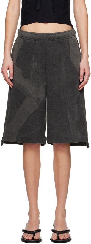 Photo: Serapis Gray Printed Shorts
