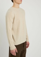John Smedley Norfolk Cashmere and Wool-blend Jumper Beige