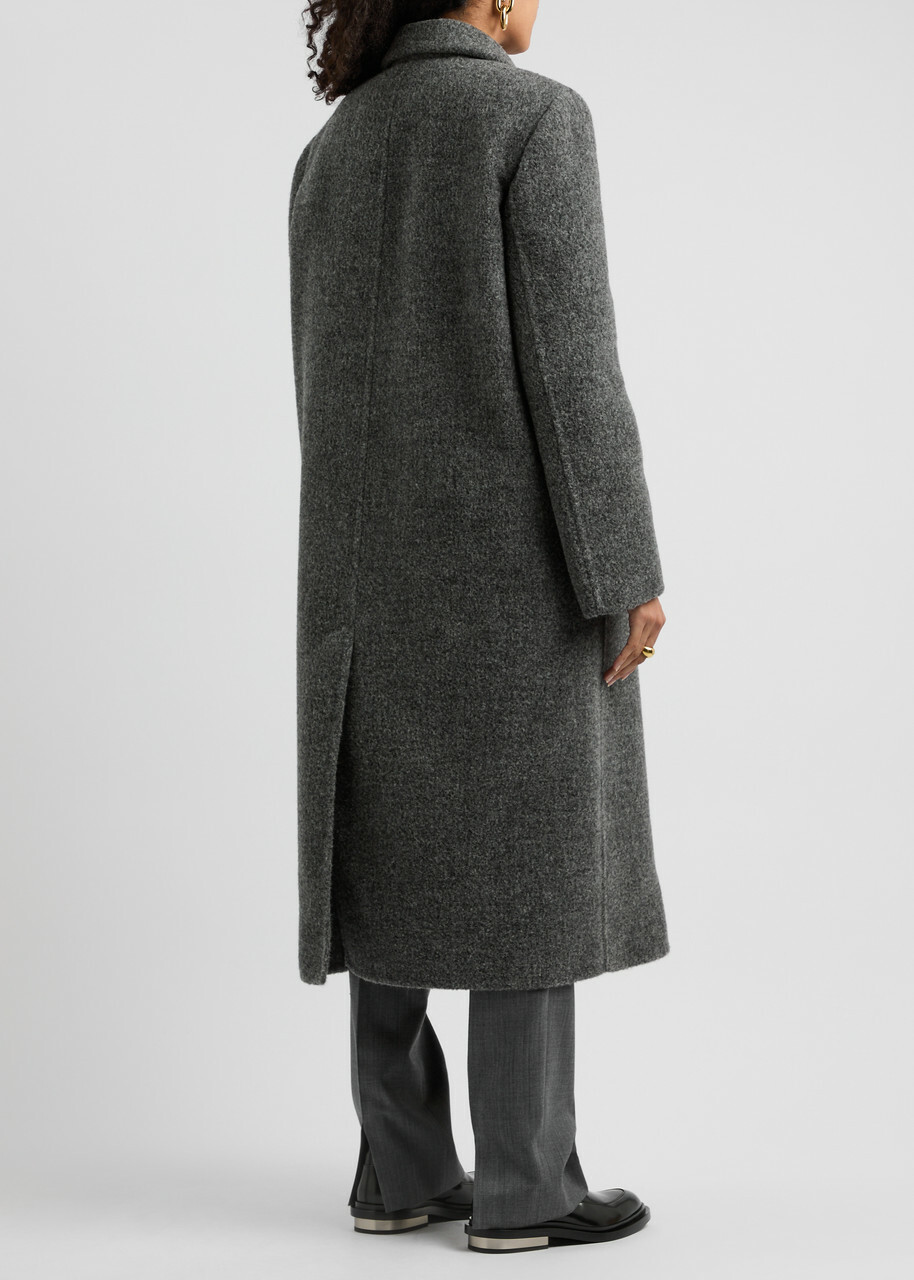 Jil Sander Double-breasted Alpaca-blend Coat Grey Jil Sander