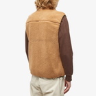 Hikerdelic Men's Solari Fleece Gilet in Brown