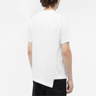 Comme des Garçons SHIRT Men's x Lacoste Asymmetric T-Shirt in White