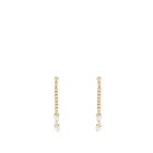 Shrimps Women's Gold Drop Earrings in Gold/Cream