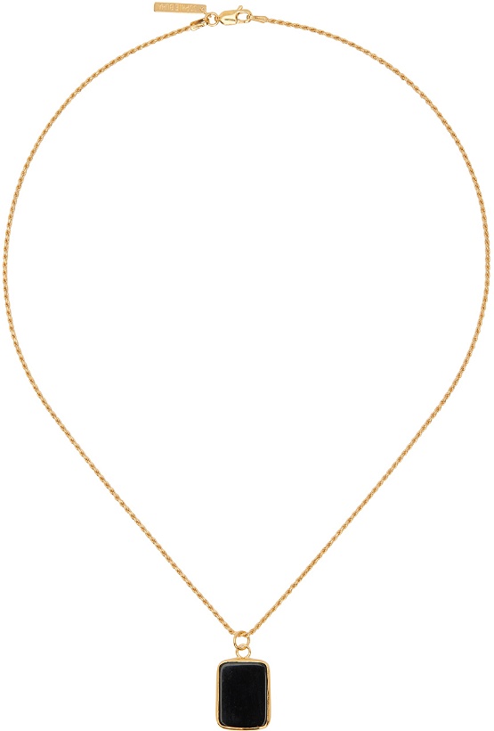Photo: Sophie Buhai Gold Rectangle Pendant Necklace