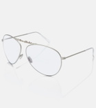 Acne Studios Logo aviator glasses