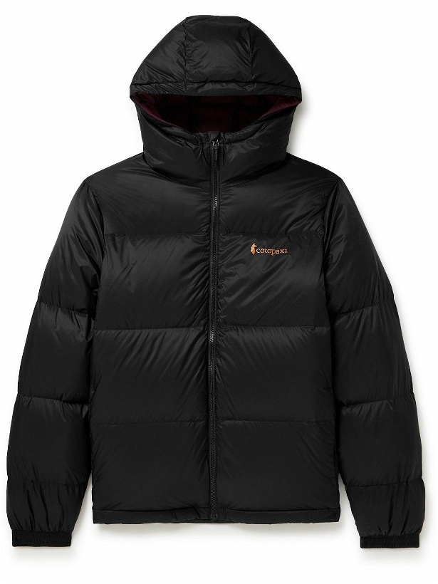 Photo: Cotopaxi - Solazo Logo-Print Quilted Ripstop Hooded Down Jacket - Black