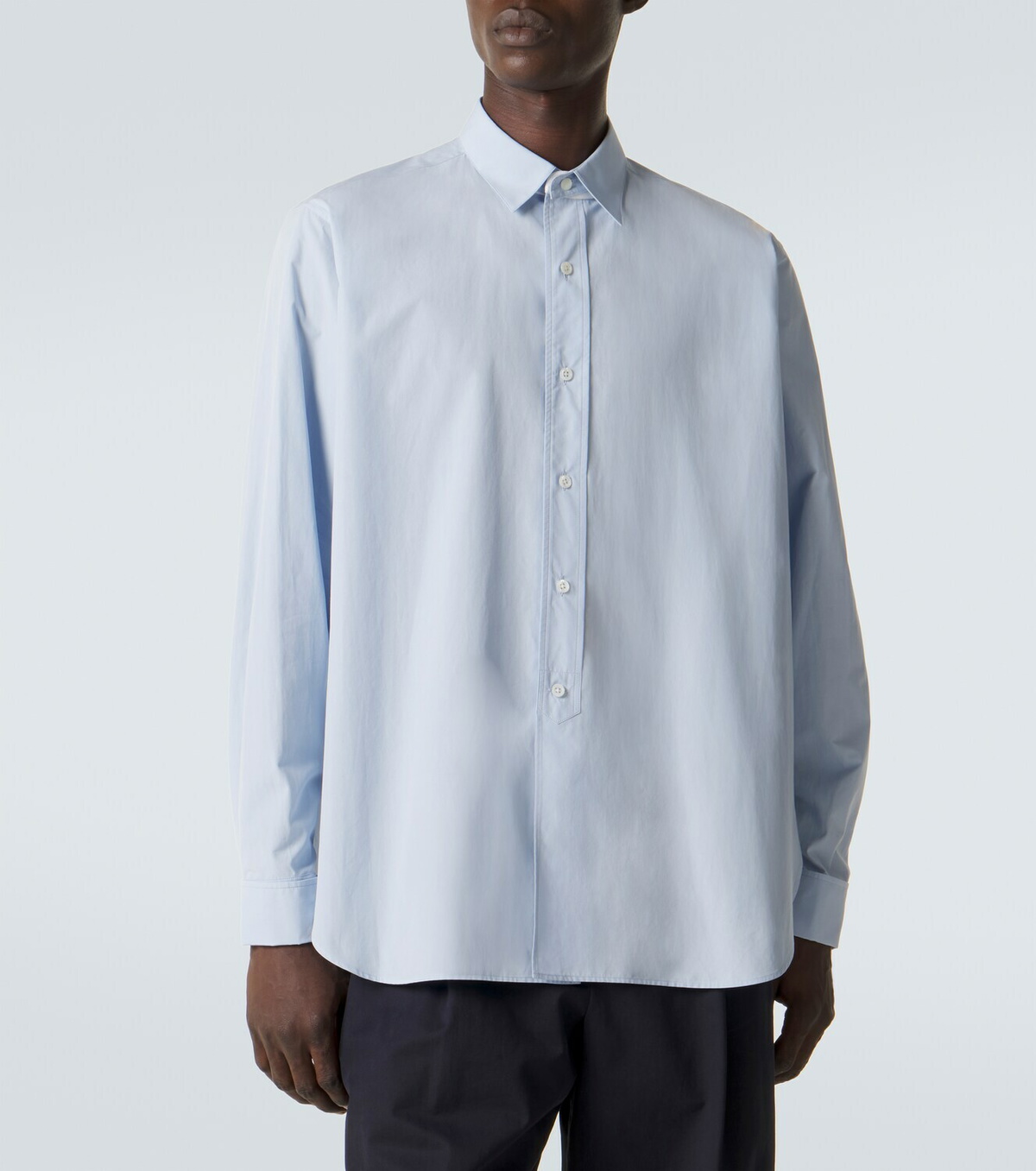The Row Melchior cotton poplin shirt