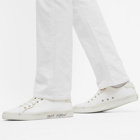 Saint Laurent Men's Malibu Signature Sneakers in White