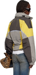 Martine Rose Gray Shrunken Sports Jacket