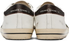 Golden Goose White & Gray Super Star Classic Sneakers