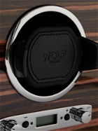 WOLF - Roadster Full-Grain Vegan Leather Triple Watch Winder - Black