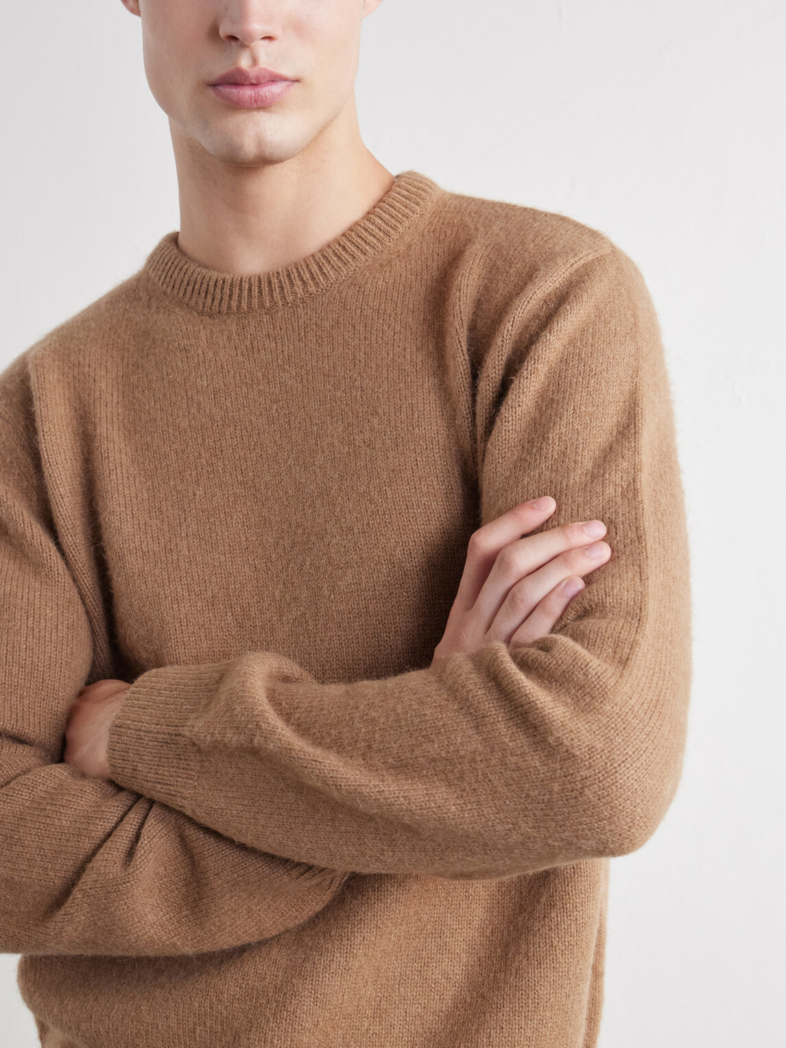 TOTEME - Camel Hair Sweater - Brown