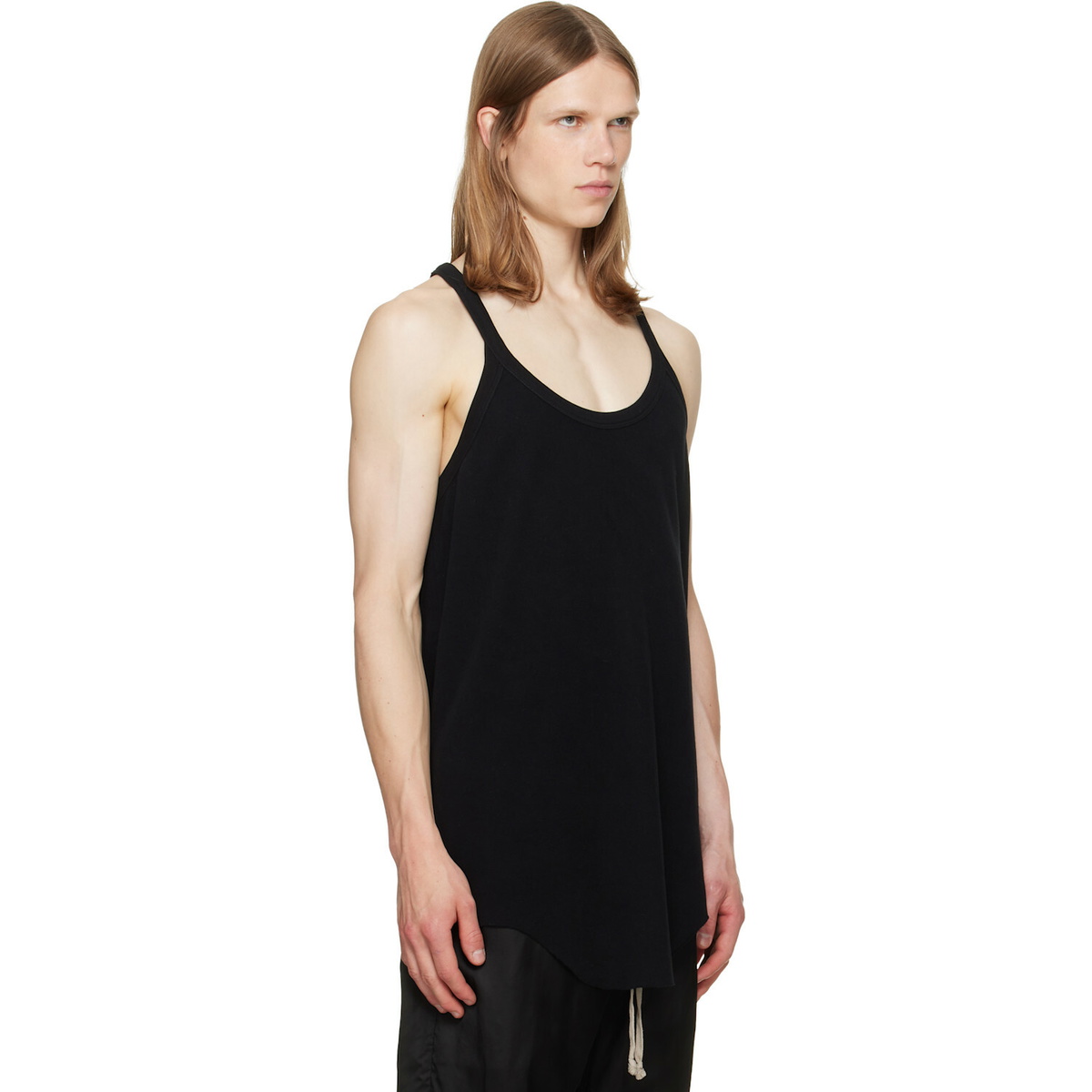 Rick Owens Black Tower Pony T Tank Top