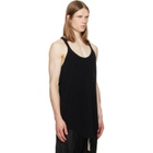 Rick Owens Black Tower Pony T Tank Top