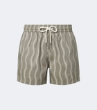 Frescobol Carioca Rio printed swim trunks