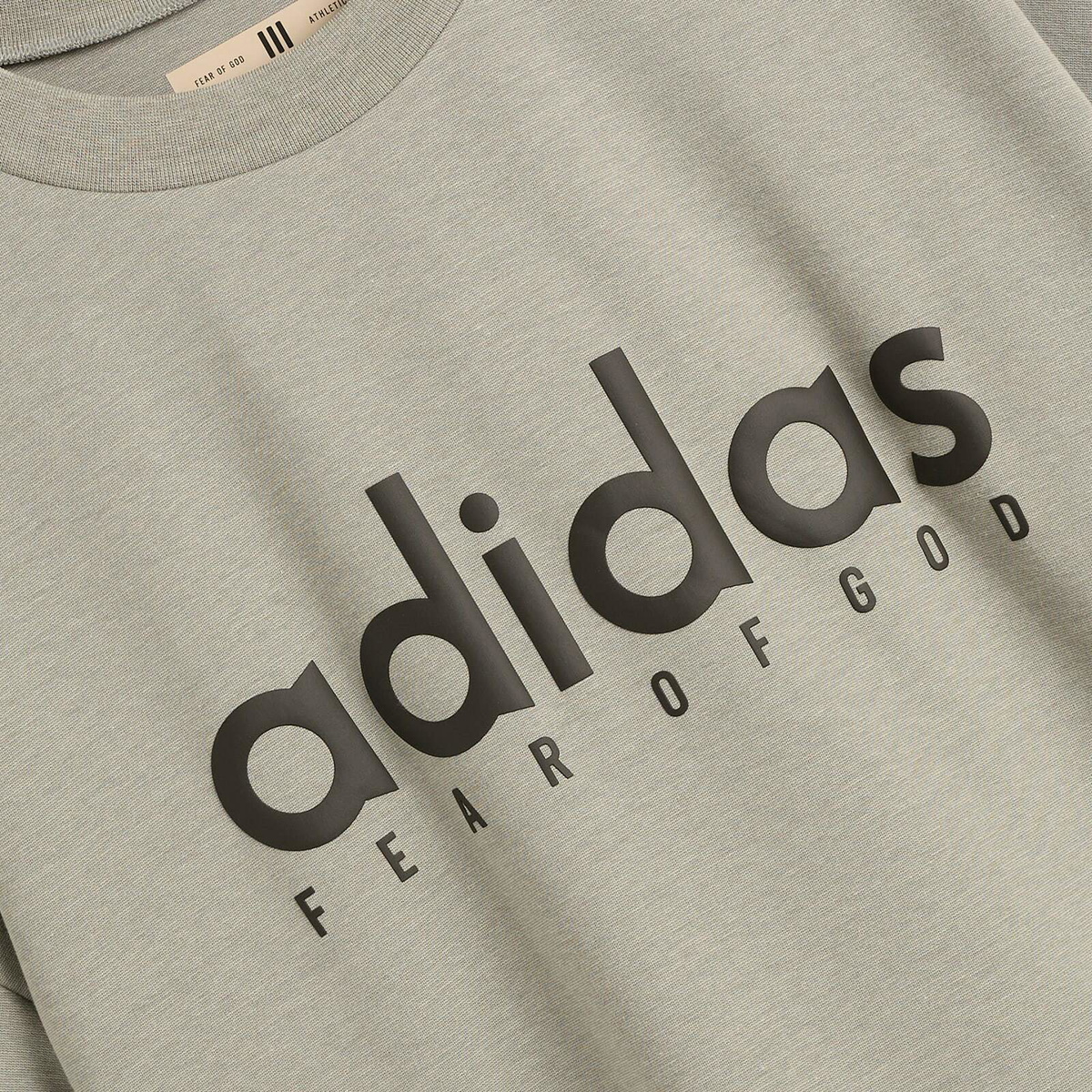Adidas x FOG adidas x Fear Of God Athletics Quickdry Jersey T-Shirt in Medium Grey Heather
