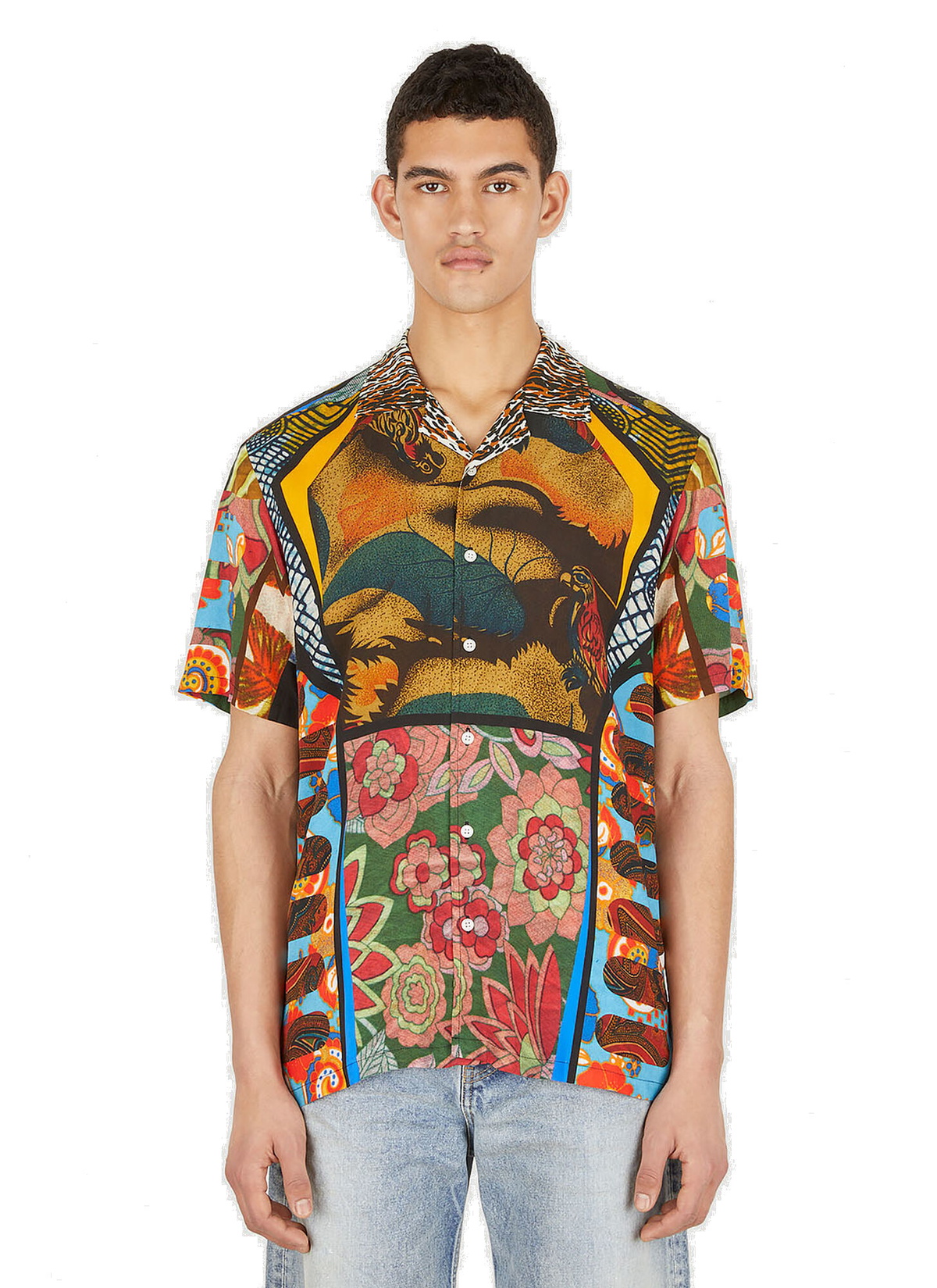 Flower Child Bowling Shirt in Multicolour Phipps