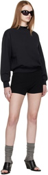 Fear of God ESSENTIALS Black Soft Rib Knit Boxer Shorts
