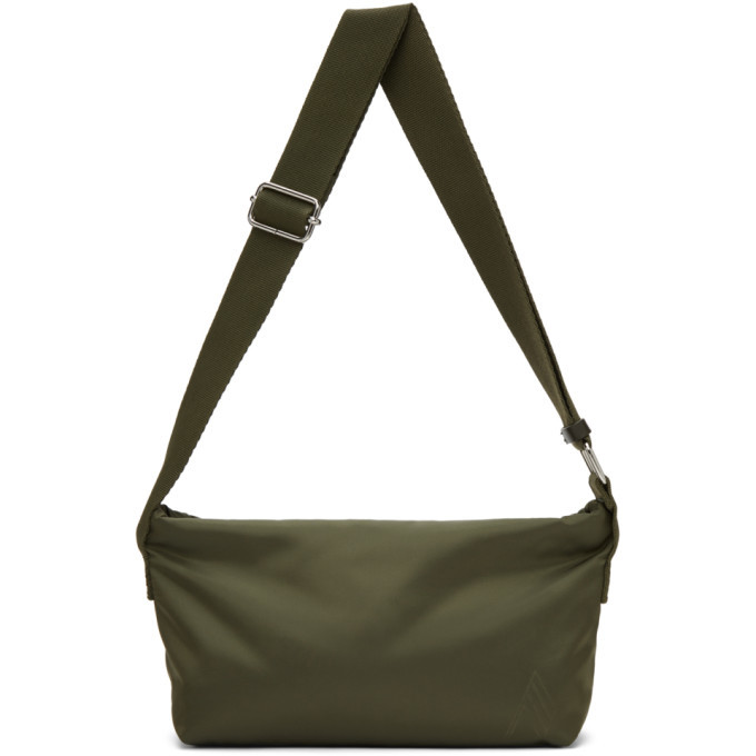 Photo: The Attico Khaki Medium Satin Trousse Bag