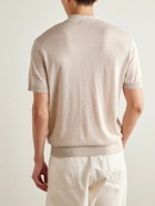 James Perse - Slim-Fit Cashmere Polo Shirt - Neutrals