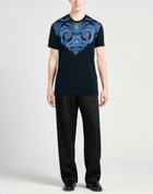 Versace Mens T-shirt Midnight in Blue