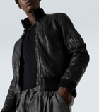 Dolce&Gabbana Leather bomber jacket