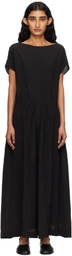 Studio Nicholson Black Simos Midi Dress