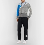Thom Browne - Pebble-Grain Leather Sneakers - Men - White