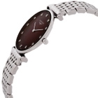 Longines La Grande Classique Quartz Diamond Red Dial Ladies Watch L4.512.4.91.6