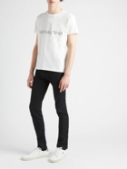 SAINT LAURENT - Logo-Print Cotton-Jersey T-Shirt - White