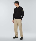 Stone Island Logo patch cotton sweatshirt