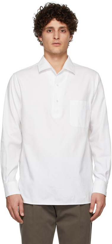 Photo: Loro Piana White André Shirt