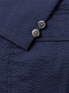 Beams Plus - Slim-Fit Unstructured COOLMAX Seersucker Suit Jacket - Blue