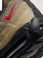 Nike - Air Max 95 Suede and Mesh Sneakers - Black