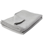 Johnstons of Elgin - Reversible Merino Wool and Cashmere-Blend Bed Throw - Gray