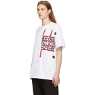 Raf Simons White New Order Power, Corruption and Lies Movement Regular T-Shirt