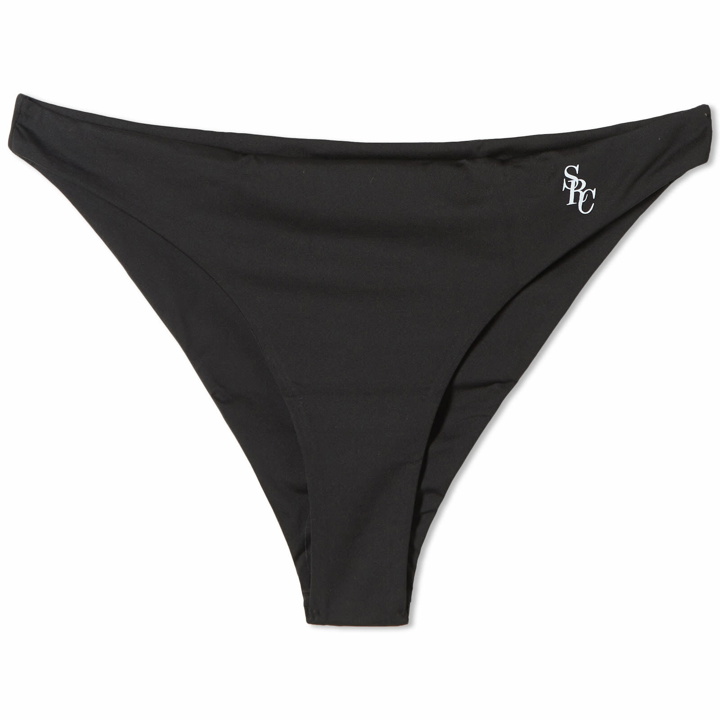 Photo: Sporty & Rich Women's Romy Bikini Bottom in Noir