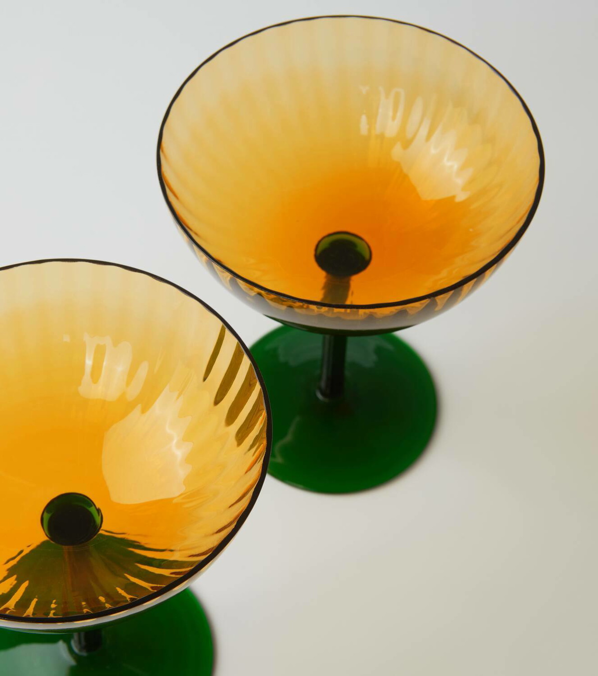 La DoubleJ Set of 2 champagne coupe glasses