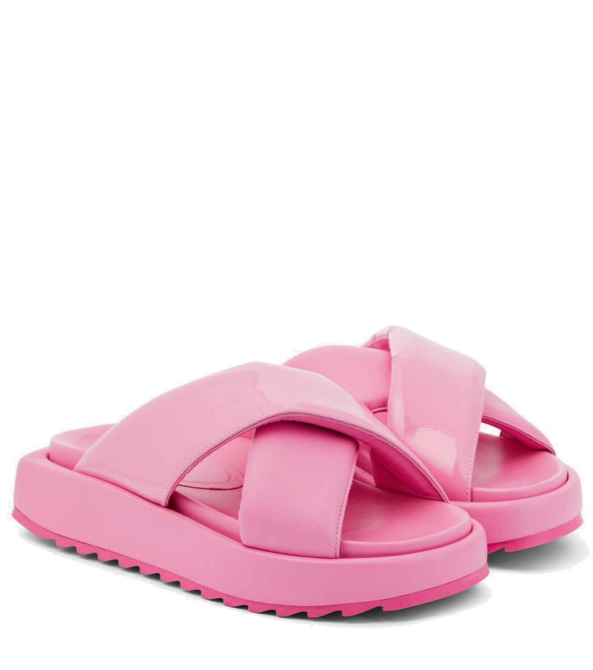Gia Borghini - Gia 10 faux shearling slides Gia Borghini Gia Borghini - Gia 10 faux shearling slides Gia Borghini