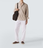 Fedeli Cotton-blend straight pants