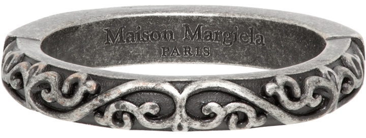 Photo: Maison Margiela Gunmetal Semi-Polished Ring