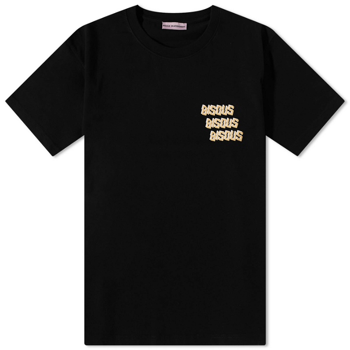 Photo: Bisous Skateboards x3 T-Shirt in Black